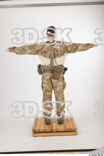 Soldier in American Army Military Uniform 0005